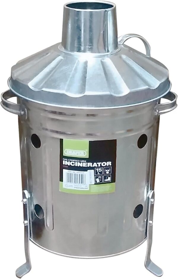 Galvanised Metal Incinerator